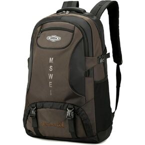 85L Waterproof Hiking Camping Backpack Travel Bag for Camping Climbing Touring Lightweight Outdoor Sport Daypack Huge Backpack (black)