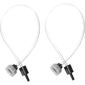 Gatuida 2pcs storage tube vacuum sealer attachment dedicated sealing machine tube for vacuum seal bags plastic kitchen vacuum attachment kit Accessories hose seal