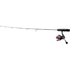 Eagle Claw EC2.5 Medium Light Spinning Combo 28", Black/Red