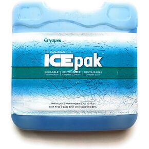 Cryopak Large Ice Pack - One Large Size Ice Pack - 8 Inches Tall X 8 Inches Wide X 1 Inches Deep - Perfect Ice Packs for Coolers - Great Value!