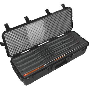 Case Club 5 Shotgun Pre-Cut Waterproof Gun Case | Padlockable | Heavy Duty | Airline Approved | Shipping & Storage Hard Case