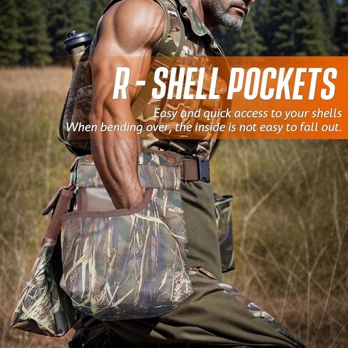 IC iclover حزام صيد الحمامة، مجال قابل للتعديل وحزام اللعبة مع حقيبة لعبة الطيور، الحقيبة شل البندقية، حامل زجاجة المياه، حزام الرماية خفيف الوزن مقاوم للماء، معدات الصيد الرياضية من الطين المرتفعات in Kuwait