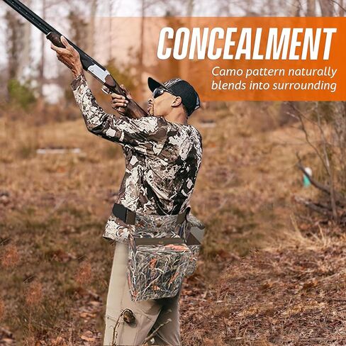 IC iclover حزام صيد الحمامة، مجال قابل للتعديل وحزام اللعبة مع حقيبة لعبة الطيور، الحقيبة شل البندقية، حامل زجاجة المياه، حزام الرماية خفيف الوزن مقاوم للماء، معدات الصيد الرياضية من الطين المرتفعات in Kuwait