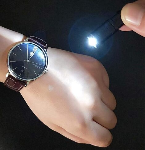 e1 Smallest Super Tiny Keychain Flashlight Bright Long Lifetime Waterproof Key Ring Light for Everyday EDC Emergency Dog Walking Sleeping Reading Nice Gift for Family Kids Parents Friends in Kuwait