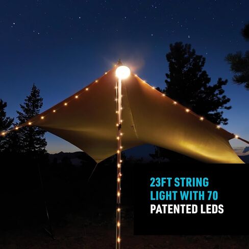 Nite Ize Radiant StarLit Rechargeable Lantern and String Light - Disc-O Select in Saudi Arabia