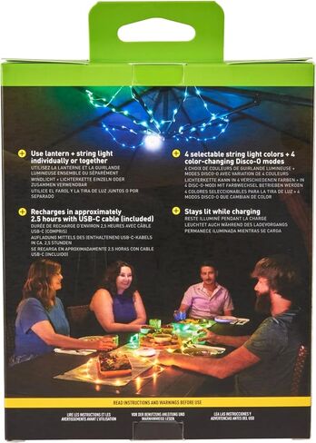 Nite Ize Radiant StarLit Rechargeable Lantern and String Light - Disc-O Select in Saudi Arabia