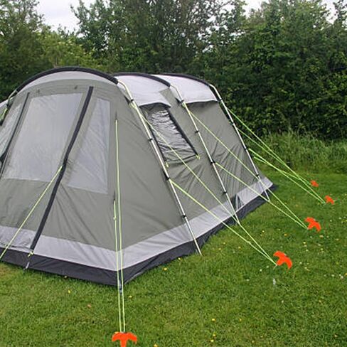 Screw in Tent Stakes, 8" Ground Anchors High Wind, Ground Screws Stakes Heavy Duty, Metal Stakes for Ground, Drillable Tent Stakes, Drill in Trampoline Anchors, Hex Pegs for Outdoor Camping in Saudi Arabia