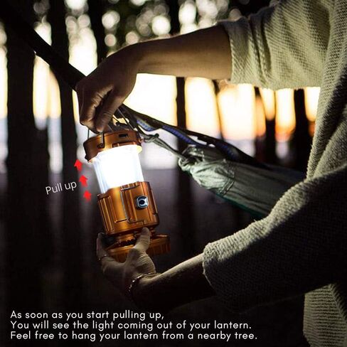 LETOUR Camping Fan with LED Camping Lantern Portable Tent Fans Camping LED Ligh Collapsible-USB Rechargeable and Solar Power Hurricane Emergency Survival Kit for Outdoor Camp Hiking Fishing Reading in Kuwait