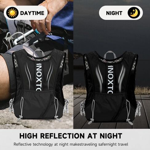 Hydration Vest Pack Water Backpack - 5L Lightweight Hydration Bag for Marathoner,Outdoors Trail, Marathon,Running Race,Cycling,Hiking - Daypack for Women and Men in Saudi Arabia
