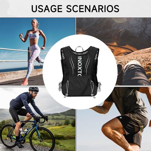 Hydration Vest Pack Water Backpack - 5L Lightweight Hydration Bag for Marathoner,Outdoors Trail, Marathon,Running Race,Cycling,Hiking - Daypack for Women and Men in Saudi Arabia