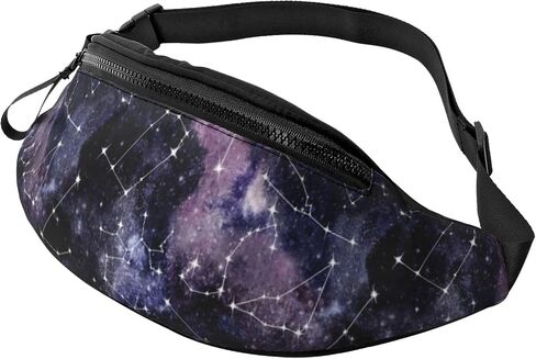 retro abstract 80s 90s colorful geometric shapes animal print Fashion casual fanny pack waist bag men women adjustable belt waist bag for travel hiking cycling running festival carnival in Kuwait