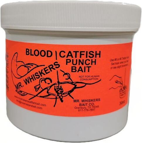 Mr. Whiskers Blood Flavor Catfish Punch Bait - 30 Ounce in Saudi Arabia