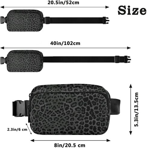 Waist Packs for Women Men Colorful Butterfly Patterns Crossbody Belt Bag Waist Packs Waist Pouch Runing Belt for Sports workout Traveling Casual Running Hiking Cycling in Saudi Arabia