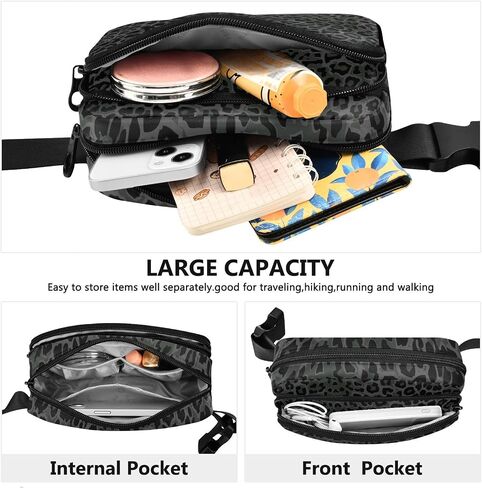 Waist Packs for Women Men Colorful Butterfly Patterns Crossbody Belt Bag Waist Packs Waist Pouch Runing Belt for Sports workout Traveling Casual Running Hiking Cycling in Saudi Arabia