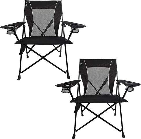 Kijaro Enjoy Versatile Folding Sports, Outdoor Chair & Lawn Chair, Dual Lock Feature, Destination Print - Cayman Blue Iguana in Kuwait