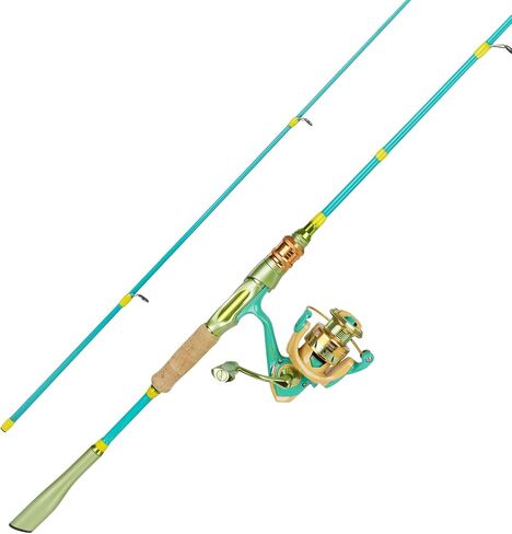 THKFISH Fishing Rod and Reel Combo, 2Pcs Carbon Fiber Spinning Rod Reel Combo Ultralight Fishing Pole with Comfortable Cork Handle,Fast Action,5’9",6’9",7’9" in Saudi Arabia