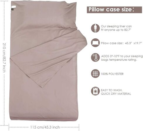 Travel Sleeping Bag Camping Bed Sheet Bag Adult Travel Camping Bag Hotel and Hotel Sleeping Bag Sanitary Clean Light and Easy to Carry in Saudi Arabia