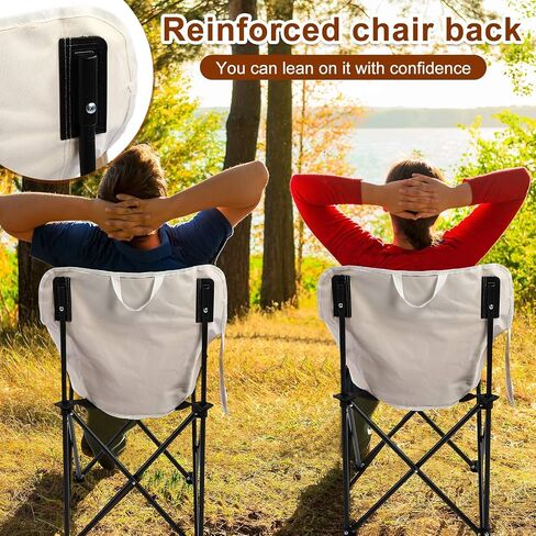 6 Pack Portable Chair Camping Chairs Outdoor Lightweight Folding Camp Chairs Compact Backpacking Chairs with 6 Carry Bag, Supports 330Lbs, Lawn Chair for Beach Travel Hiking, Desert Yellow in Saudi Arabia