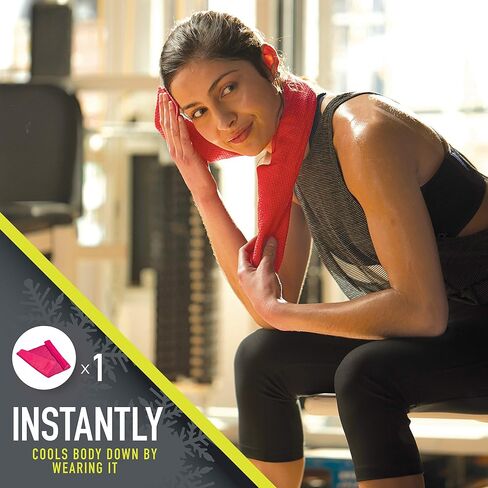 Franklin Sports Cooling Towel - Keeps Cool for Hours - Wet/Wring Activation - Snap Towel in Saudi Arabia