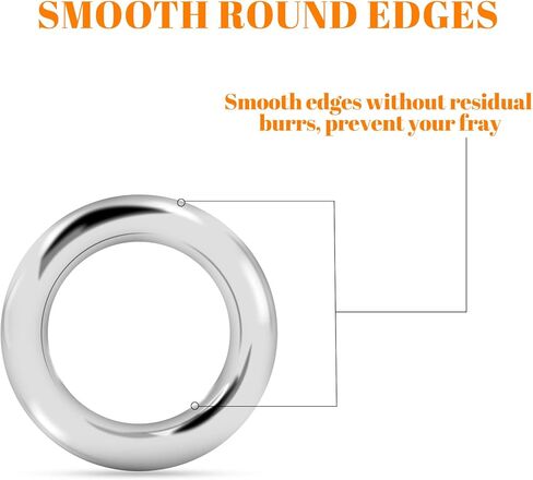 30 قطعة من حلقات الصيد المقسمة، حلقات طُعم الصيد من الفولاذ المقاوم للصدأ، حلقات شديدة التحمل لصيد الأسماك، مجموعة موصلات معدنية صلبة لخطاف الصيد والقفز in Kuwait