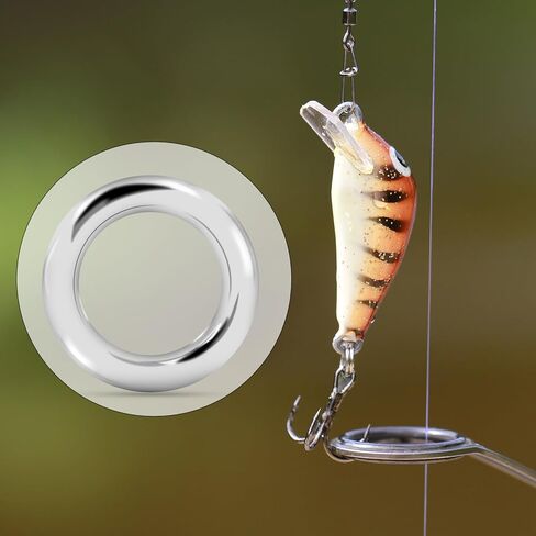 30 قطعة من حلقات الصيد المقسمة، حلقات طُعم الصيد من الفولاذ المقاوم للصدأ، حلقات شديدة التحمل لصيد الأسماك، مجموعة موصلات معدنية صلبة لخطاف الصيد والقفز in Kuwait