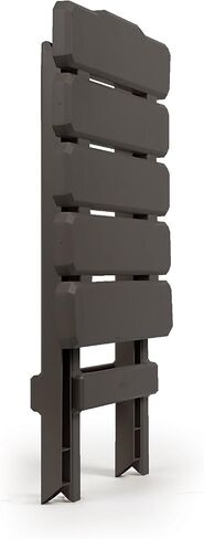 Camco 51881 Adirondack Portable Outdoor Folding Side Table, Perfect for The Beach, Camping, Picnics, Cookouts & More, Weatherproof & Rust Resistant - Charcoal in Saudi Arabia