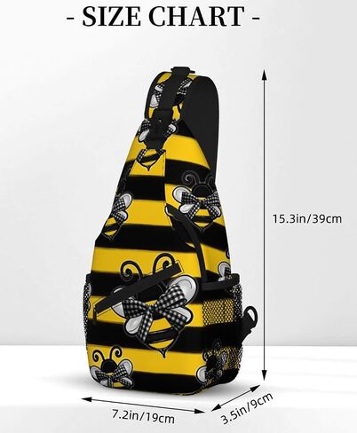 Cartoon Crossbody Sling Backpack, Fun Gifts Ideal Unisex Single Shoulder Bag for Travel, Hiking, Daily Use in Saudi Arabia