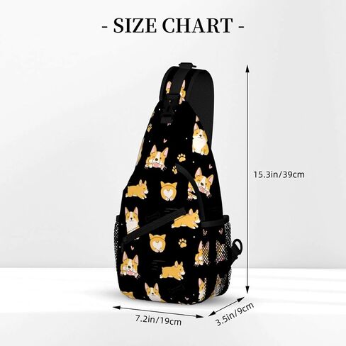 Cartoon Crossbody Sling Backpack, Fun Gifts Ideal Unisex Single Shoulder Bag for Travel, Hiking, Daily Use in Saudi Arabia