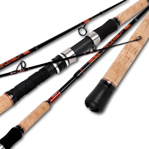 Fiblink Surf Rod Carbon Fiber Surf Fishing Rod Portable Travel Fishing Spinning Rod 2Piece/3Piece/4Piece Surf Fishing Pole 9ft/10ft/12ft/15ft in Saudi Arabia