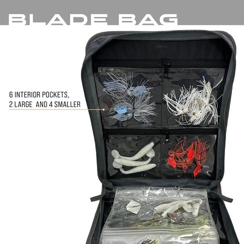 FROGG TOGGS Blade Bait Bag, Fishing Tackle Bag, Tackle Organizer, Lure Tackle Box, Bait Binder in Saudi Arabia