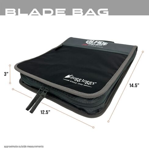 FROGG TOGGS Blade Bait Bag, Fishing Tackle Bag, Tackle Organizer, Lure Tackle Box, Bait Binder in Saudi Arabia