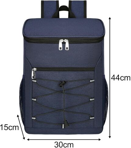 حقيبة تبريد معزولة على الظهر، حقيبة بيرة متعددة الوظائف، حقيبة ظهر تبريد حرارية، حقيبة ظهر مقاومة للماء للغداء للتنزه سيرًا على الأقدام على الشاطئ in Kuwait