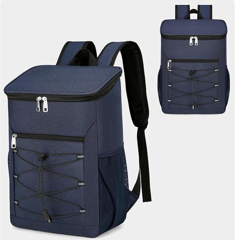 حقيبة تبريد معزولة على الظهر، حقيبة بيرة متعددة الوظائف، حقيبة ظهر تبريد حرارية، حقيبة ظهر مقاومة للماء للغداء للتنزه سيرًا على الأقدام على الشاطئ in Kuwait