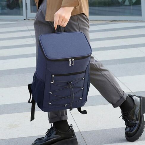 حقيبة تبريد معزولة على الظهر، حقيبة بيرة متعددة الوظائف، حقيبة ظهر تبريد حرارية، حقيبة ظهر مقاومة للماء للغداء للتنزه سيرًا على الأقدام على الشاطئ in Kuwait