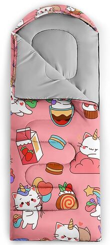 BailiPromise Camping Sleeping Bags,Mermaid Horse Butterfly Starry Sky 3 Season Warm & Cool Weather,Lightweight,Waterproof Sleeping Bags for Adults & Kids,Traveling,and Outdoors,Camping Gear Equipment in Saudi Arabia