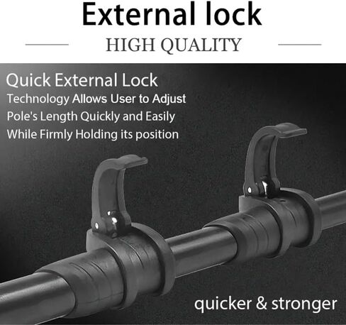 Ultralight Telescopic Trekking Poles | Walking Sticks | Natural Cork Grips | Quick Lock | Nylon Storage Bag Included in Saudi Arabia