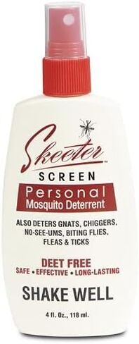 Skeeter Screen 4 oz Deet Free Essential Oil Spray - Pack of (2) in Saudi Arabia
