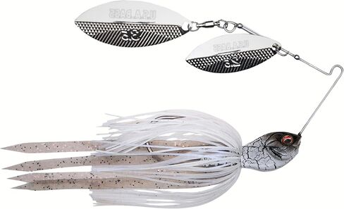 U.S.A BASS TACKLE Apache Attack Spinnerbait Largemouth Smallmouth Spotted Bass Premium Fishing Bait Handtied Skirt Custom Blades Heavy Duty Hook in Saudi Arabia