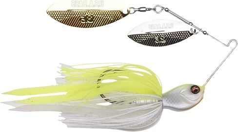 U.S.A BASS TACKLE Apache Attack Spinnerbait Largemouth Smallmouth Spotted Bass Premium Fishing Bait Handtied Skirt Custom Blades Heavy Duty Hook in Saudi Arabia