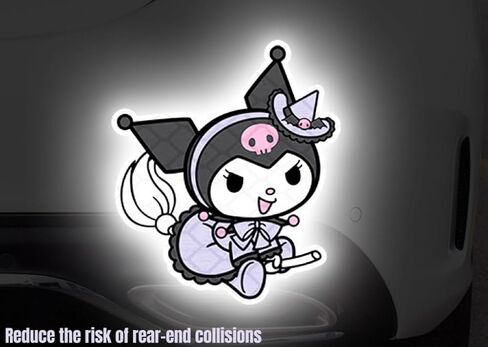 High Reflective Stickers Anime Sticker for Helmet Cute Safety Sticker Reflective Diamond Grade High Visibility Tapes for Night Riding Bike Motorcycle Helmet Waterproof Anime Reflective Decals (Cinna) in Saudi Arabia