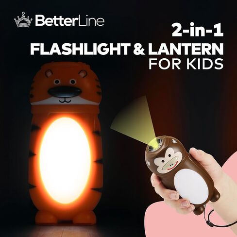Kids Flashlights and Kids Lanterns, 2-in-1 LED Kids Camping Lantern Night Light, Better than Headlamps, Kids Camping Gear Must Haves in Saudi Arabia