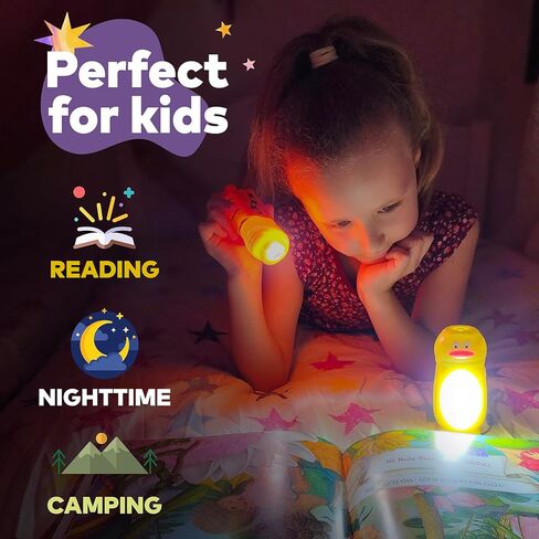 Kids Flashlights and Kids Lanterns, 2-in-1 LED Kids Camping Lantern Night Light, Better than Headlamps, Kids Camping Gear Must Haves in Saudi Arabia