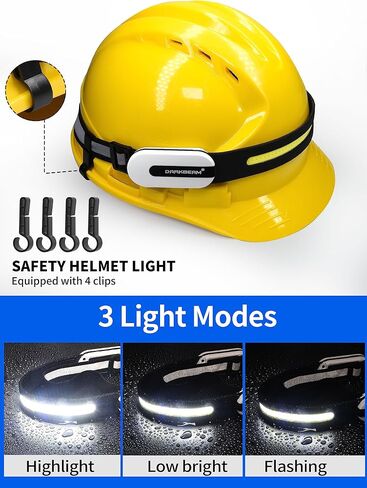 DARKBEAM Rechargeable Headlamp Bright for Running, LED 230 Wide Beam Floodlight Headlight with Motion Sensor & Phone/Music Connection, Lightweight Head Lamp for Camping, Jogging in Saudi Arabia