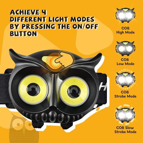LED Headlamp, 2Pack COB Flashlight Headlamp for Adults, Battery Powered Lightweight Headlight - Ideal Gift for Camping, Birthday, Halloween, Christmas, New Year in Saudi Arabia