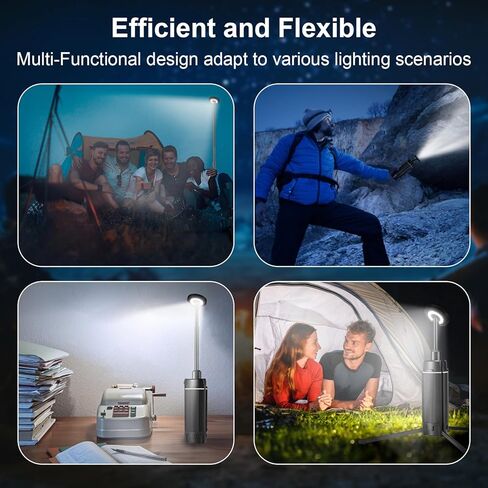 فانوس التخييم قابل لإعادة الشحن، ضوء التخييم مع حامل ثلاثي القوائم خفيف قابل للتمديد، أضواء الخيمة 3 أوضاع إضاءة مع بطاريات 12000 مللي أمبير في الساعة، فوانيس محمولة مقاومة للماء للاستخدام في حالات الطوارئ والمشي لمسافات طويلة والتخييم in Kuwait