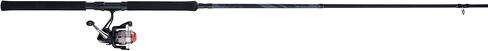 Shakespeare® Crappie Hunter® مجموعة قضيب وبكرة دوارة مقاس 12 بوصة، حجم 25 بكرة ^ 2 أنبوبي من الألياف الزجاجية الفارغة، 10 أدلة من الفولاذ المقاوم للصدأ in Saudi Arabia