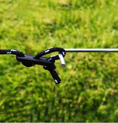 20 قطعة من شد الحبل البلاستيكي، أداة ضبط الحبل، خيمة غيلاين، حبل الرياح، مشبك تثبيت مشدود للتخييم في الهواء الطلق، التنزه سيرًا على الأقدام، حقيبة الظهر in Kuwait