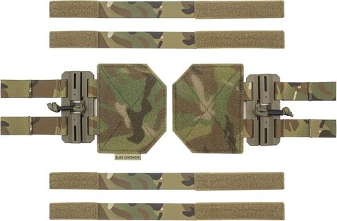 Tactical Quick Release Cummerbund Conversion Molle Side Belt Cumberbund Magnetic Buckles in Saudi Arabia
