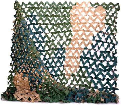 Ginsco Woodland Camouflage Netting for Camping Military Theme Party Decoration Photography in Saudi Arabia