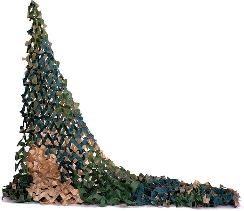 Ginsco Woodland Camouflage Netting for Camping Military Theme Party Decoration Photography in Saudi Arabia